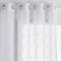 Voilage brod mia blc 140x240