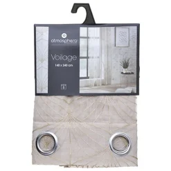 Voilage brod mia lin 140x240