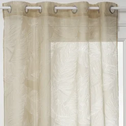 Voilage devo feuil lin 140x240