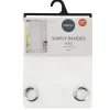Voile simply bandes 140x240cm bl
