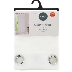Voile simply verti 140x240cm bla