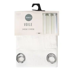 Voile 140x240cm creme
